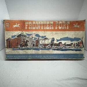 Vintage Multiple Toys Makers Frontier Fort And More-in Box-incomplete